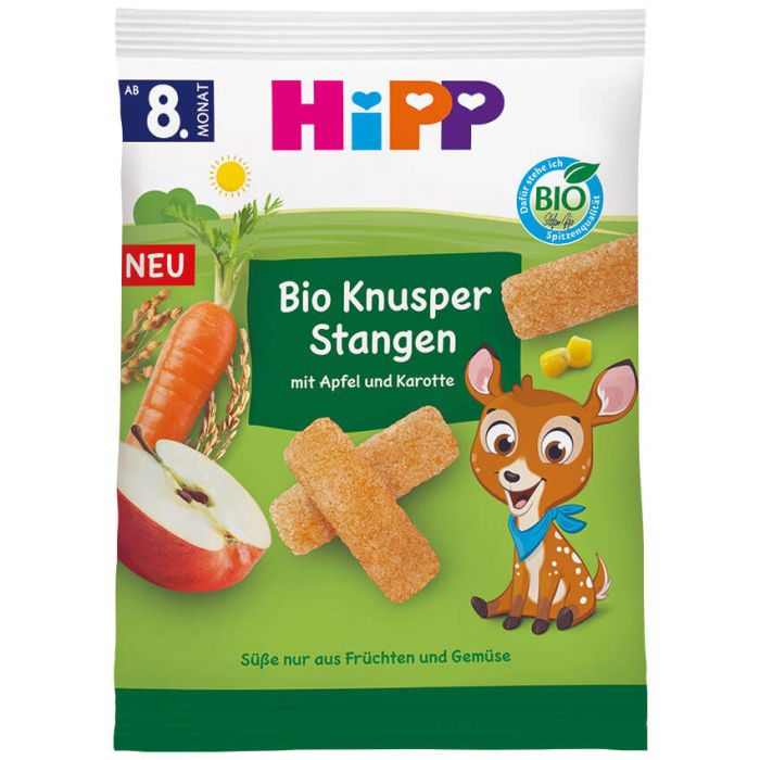 HiPP Organic Crispy Apple Carrot Sticks (30g)