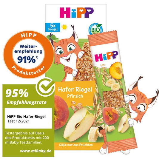 HiPP Lynx Oat Bar Peach (5x20g)