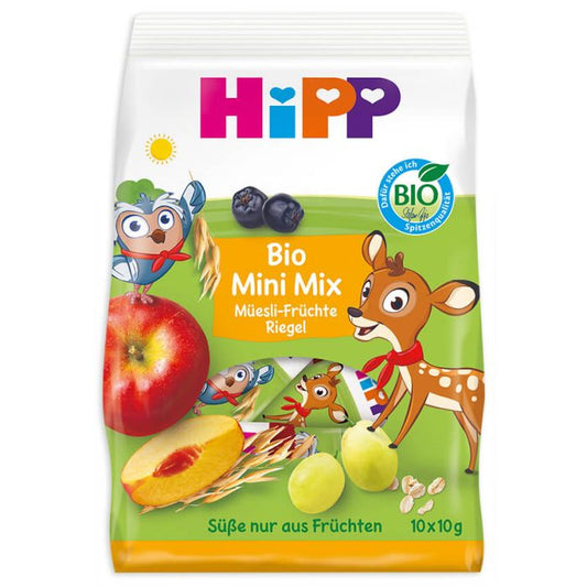 HiPP Organic Mini Mix Muesli Fruit Bars (100g)