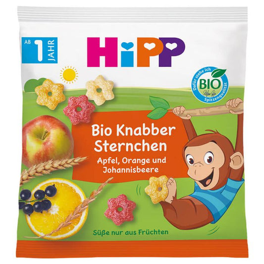 HiPP Organic Star Snacks Apple, Orange and Currant (30g)