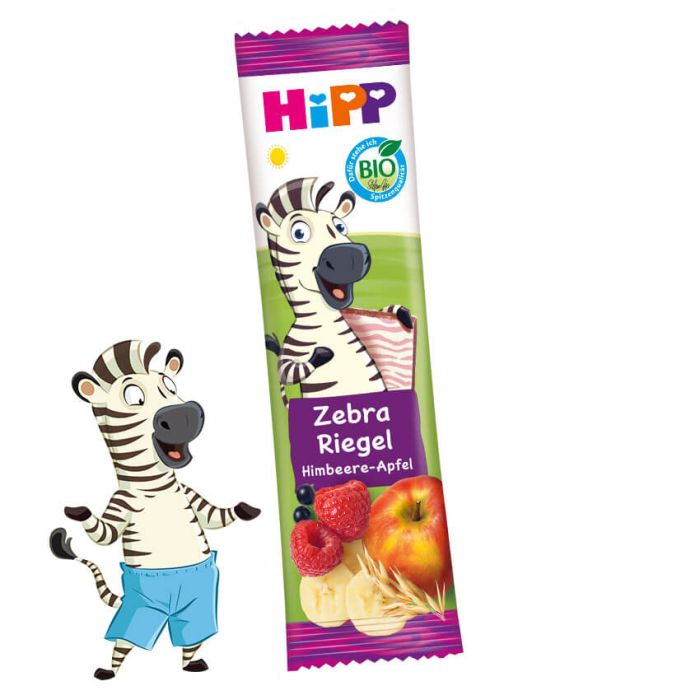 HiPP Zebra Bar Raspberry-Apple (23g)