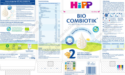 HiPP 2 BIO COMBIOTIK® (600g)
