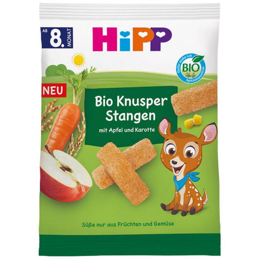 HiPP Organic Crispy Apple Carrot Sticks (30g)