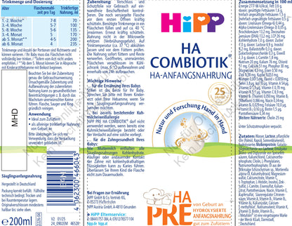 HiPP PRE HA COMBIOTIK® trinkfertig (6x200ml)